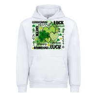 White st patricks day Urban Hoodie - MaliasSmallBusiness