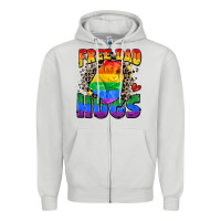Free Dad Hugs Zipper Hoodie | Teevron