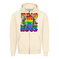 Sandshell free dad hugs Zipper Hoodie - Zillion Design Studio