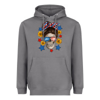 Storm American mom skull Heavyweight Hoodie - Neo Western