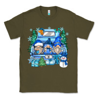 Army Green snowman gnome truck Classic Tee - Zillion Design Studio