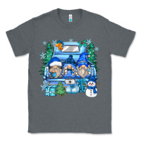 Charcoal Heather snowman gnome truck Classic Tee - Zillion Design Studio