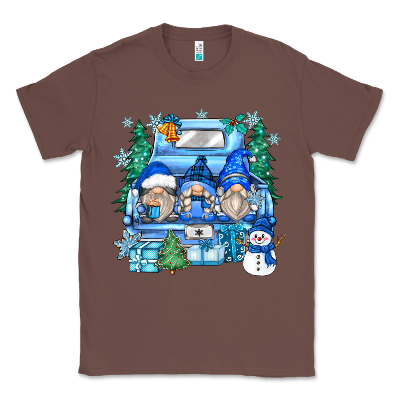 Snowman Gnome Truck Classic Tee by Zillion Design Studio | Teevron