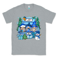 Heather Grey snowman gnome truck Classic Tee - Zillion Design Studio