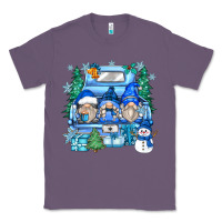 Lavender snowman gnome truck Classic Tee - Zillion Design Studio