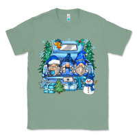 Sage snowman gnome truck Classic Tee - Zillion Design Studio