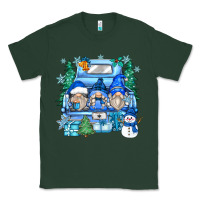 Sports Green snowman gnome truck Classic Tee - Zillion Design Studio