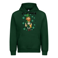 Forest Green let's get lucked up Urban Hoodie - MaliasSmallBusiness
