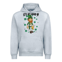 Heather Grey let's get lucked up Urban Hoodie - MaliasSmallBusiness