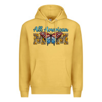 Antique Gold all american mom american flag butterfly Premium Hoodie - LillyAllenDesigns
