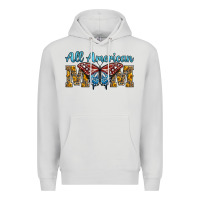 Dove Grey all american mom american flag butterfly Premium Hoodie - LillyAllenDesigns