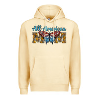 Pina Colada all american mom american flag butterfly Premium Hoodie - LillyAllenDesigns