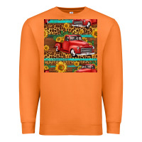 Carrot western farm truck seamless pattern Premium Sweatshirt - HRA Design Shop