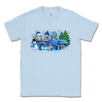 Dusty Blue snow gnome truck Classic Tee - Zillion Design Studio