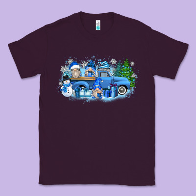 Classic Tee snow gnome truck