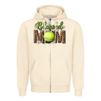 Sandshell blessed mom with tennis and daisy Zipper Hoodie - texasbilliewilder
