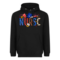 Black American Nurse Heavyweight Hoodie - Neo Western