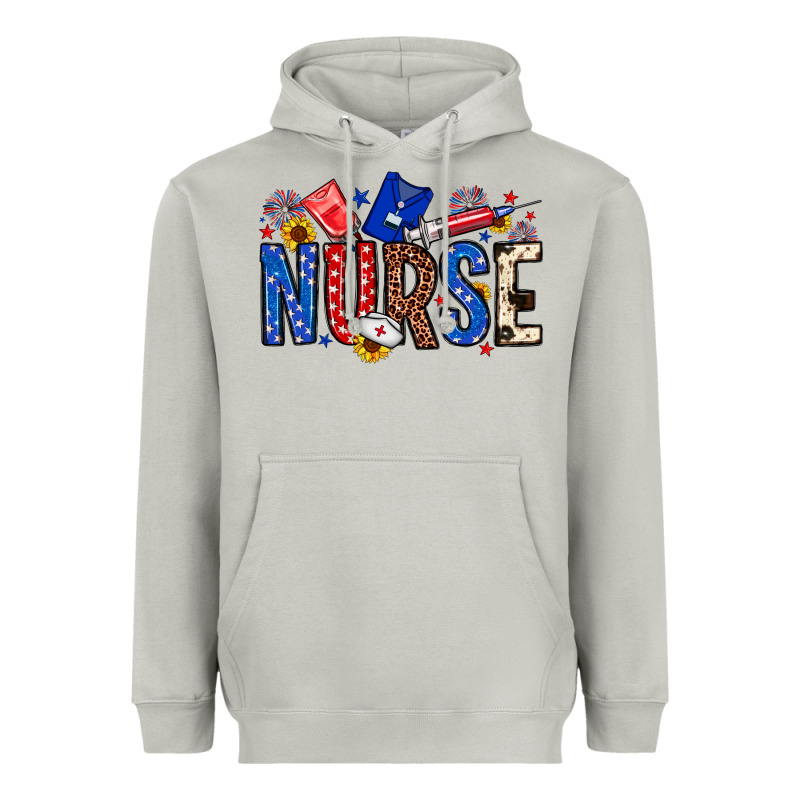 American Nurse Heavyweight Hoodie by Neo Western | Teevron