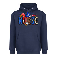 Navy American Nurse Heavyweight Hoodie - Neo Western