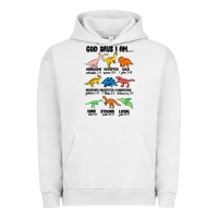 Pigment Lunar Rock god says i am dinosaurs handsome Urban Hoodie - MaliasSmallBusiness