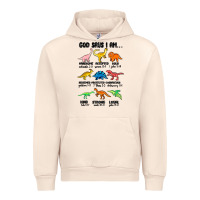 Sandshell god says i am dinosaurs handsome Urban Hoodie - MaliasSmallBusiness