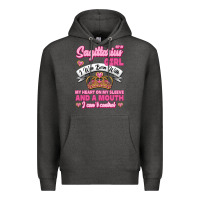 Charcoal Heather As A Sagittarius Girl I Was Born With My Heart On My Sleeve And  Mouth Premium Hoodie - Jasminsmagicworld