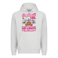 Dove Grey As A Sagittarius Girl I Was Born With My Heart On My Sleeve And  Mouth Premium Hoodie - Jasminsmagicworld