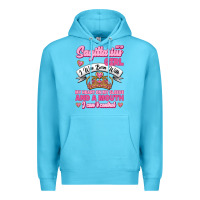 Ocean Blue As A Sagittarius Girl I Was Born With My Heart On My Sleeve And  Mouth Premium Hoodie - Jasminsmagicworld