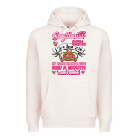 Pale Pink As A Sagittarius Girl I Was Born With My Heart On My Sleeve And  Mouth Premium Hoodie - Jasminsmagicworld