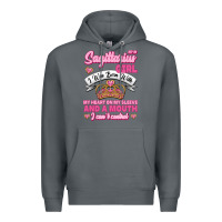 Rock As A Sagittarius Girl I Was Born With My Heart On My Sleeve And  Mouth Premium Hoodie - Jasminsmagicworld