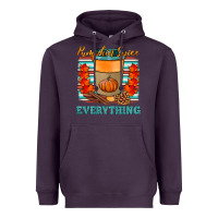 Plum pumpkin spice everything Heavyweight Hoodie - HRA Design Shop