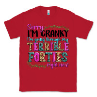 Red sorry im cranky im going through my terrible forti Classic Tee - texasbilliewilder