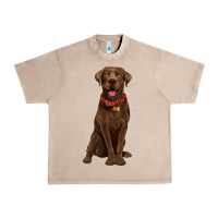 French Oak chocolate lab labrador retriever Urban Heavy Tee - Artiststas