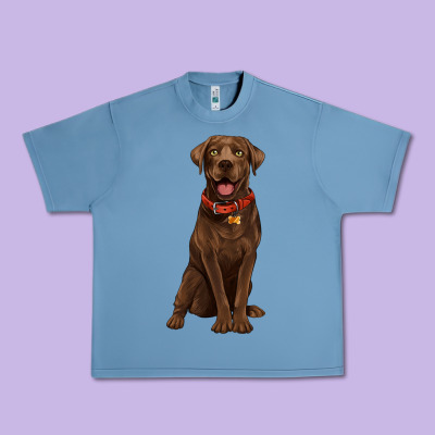 Chocolate Lab Labrador Retriever Urban Heavy Tee Designed By Artiststas