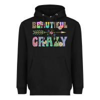 Black beautiful crazy Heavyweight Hoodie - CowhideDigitalArt