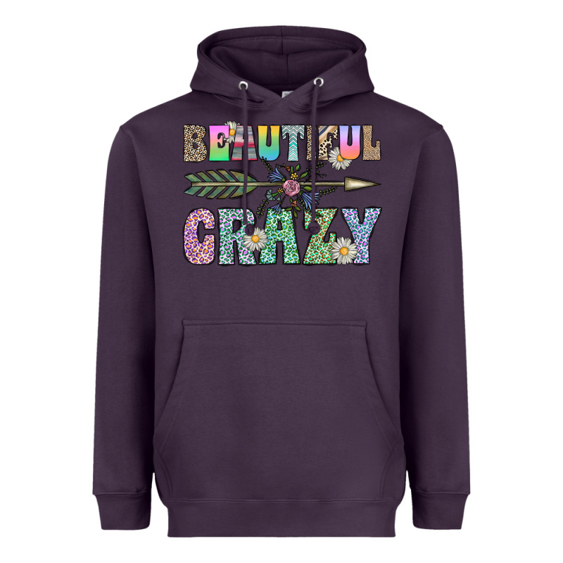 Beautiful Crazy Heavyweight Hoodie by CowhideDigitalArt | Teevron