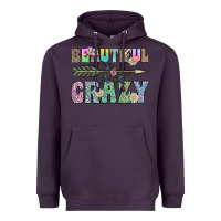 Plum beautiful crazy Heavyweight Hoodie - CowhideDigitalArt