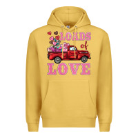 Antique Gold loads of love truck Premium Hoodie - BarkalooDesign