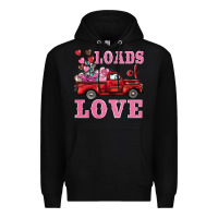 Black loads of love truck Premium Hoodie - BarkalooDesign