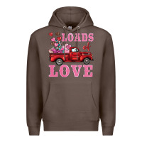 Coffee loads of love truck Premium Hoodie - BarkalooDesign