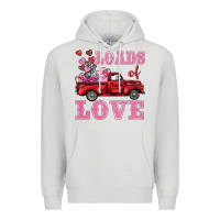 Dove Grey loads of love truck Premium Hoodie - BarkalooDesign