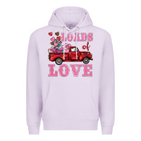 Lilac loads of love truck Premium Hoodie - BarkalooDesign