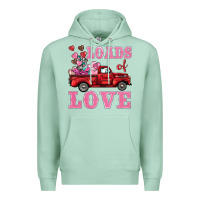 Seafoam loads of love truck Premium Hoodie - BarkalooDesign