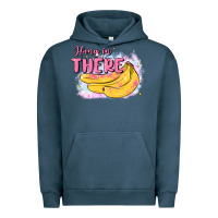 Pigment Midnight Navy hang in there Urban Hoodie - MaliasSmallBusiness