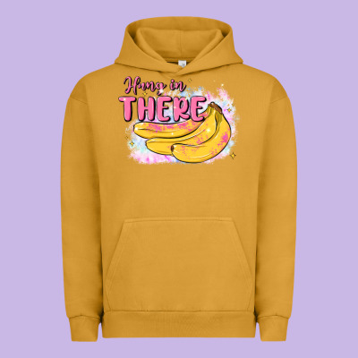 Hang In There Urban Hoodie Designed By Maliassmallbusiness