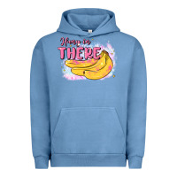 Pigment Pebble Blue hang in there Urban Hoodie - MaliasSmallBusiness
