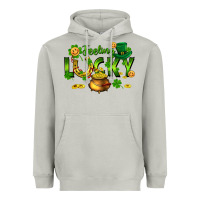 Moon Dust feeling lucky Heavyweight Hoodie - FaDigitalArtStudio