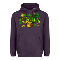 Plum feeling lucky Heavyweight Hoodie - FaDigitalArtStudio