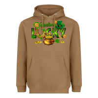 Toasted Coconut feeling lucky Heavyweight Hoodie - FaDigitalArtStudio