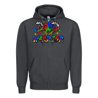 Smoke dad of a warrior Zipper Hoodie - Zillion Design Studio